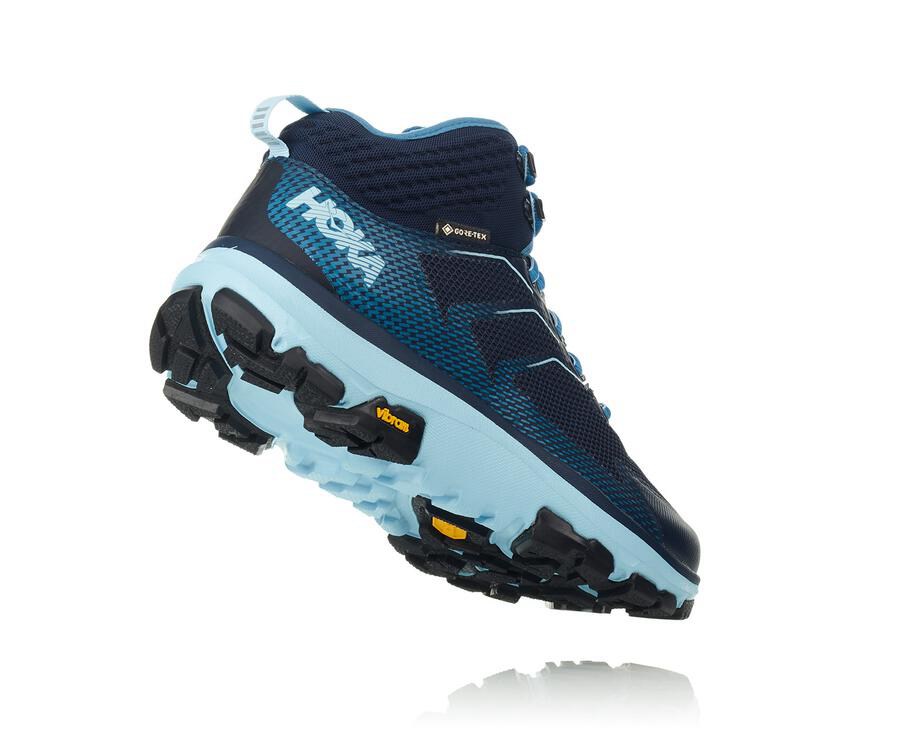 Hoka Australia One One Toa GORE-TEX - Womens Hiking Boots Blue - LNJWB-8970